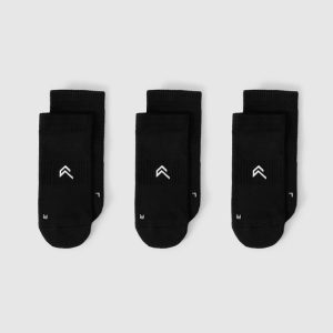 Trainer Liner Socks 3 Pack Black