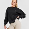 Foundations Crew Neck Sweatshirt Black