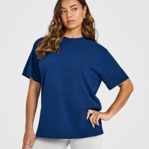 Classic Oversized Lightweight T-Shirt Midnight