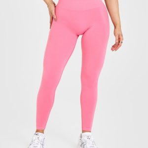 Effortless Seamless Leggings Peony Pink