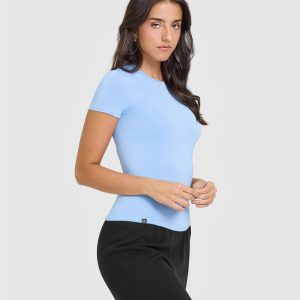 Mellow™ Soft Short Sleeve T-Shirt Powdered Blue