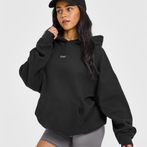 Mid Weight Hoodie Soft Black