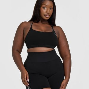 Everyday Cross Over Bralette Black