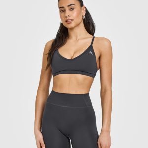 Timeless Strappy Bralette Coal