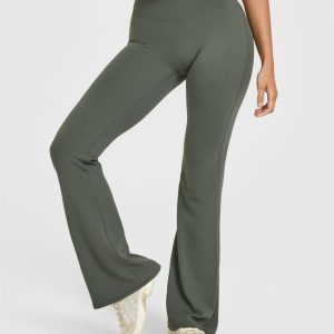 SoftMotion™ Flared Bottoms Dark Khaki