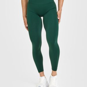 Effortless Seamless Leggings Racing Green