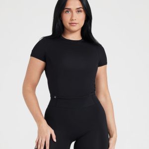 Mellow™ Soft Mid Short Sleeve T-Shirt Black