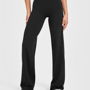 SoftMotion™ Straight Leg Bottoms Black